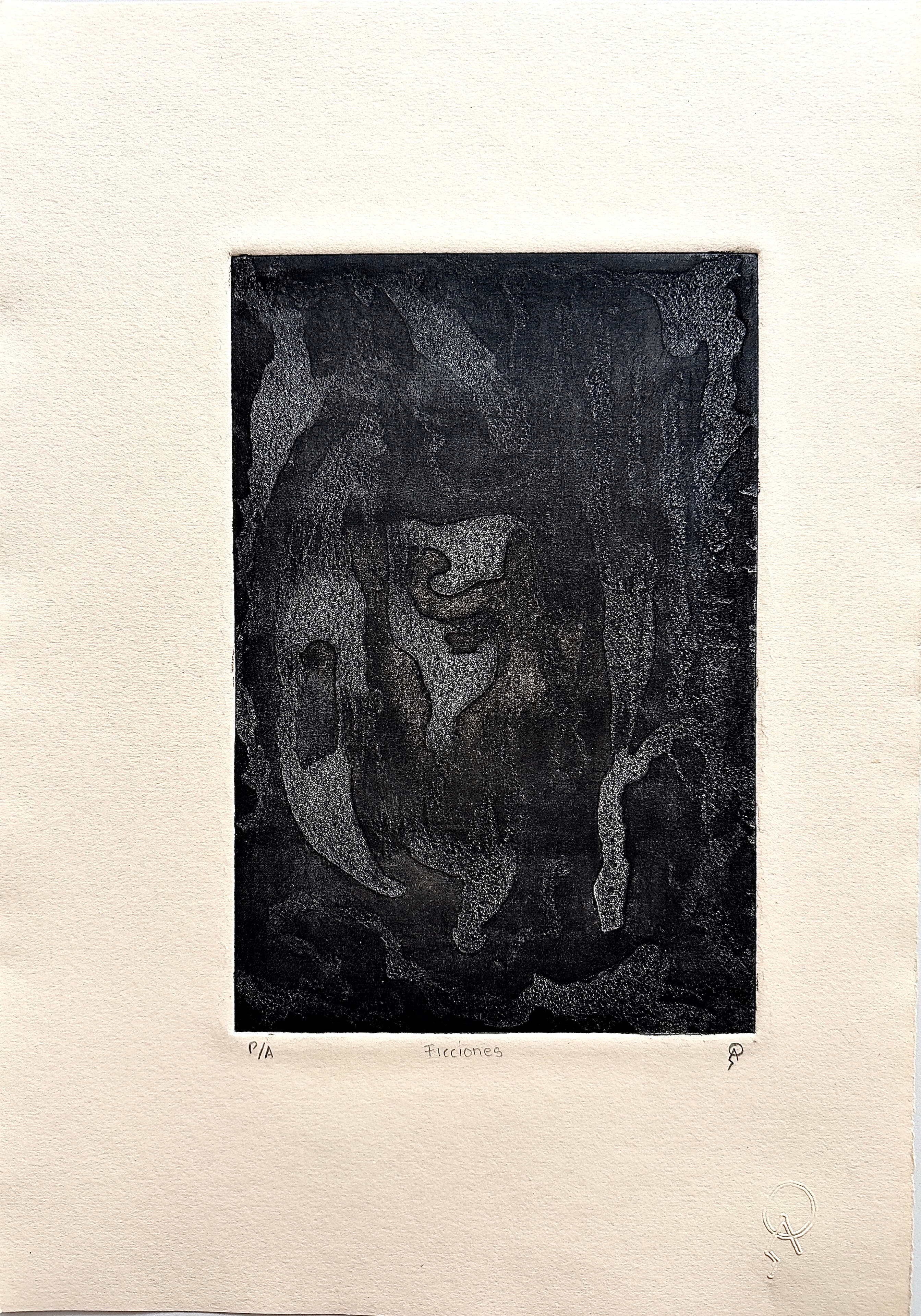 Ficciones by Patricia Arriola, Aguatinta / papel de algodón Guarro Super Alfa, 2028