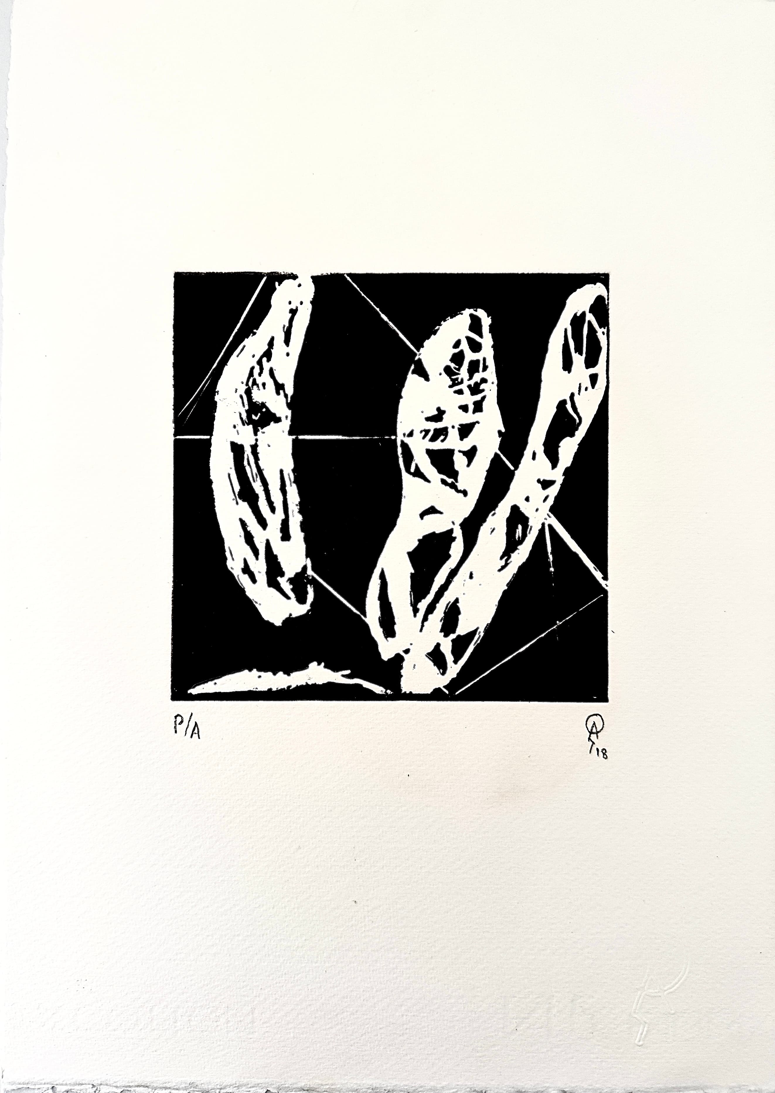 S/T by Patricia Arriola, Monotipo / papel de algodón Fabriano. P/A, 2018