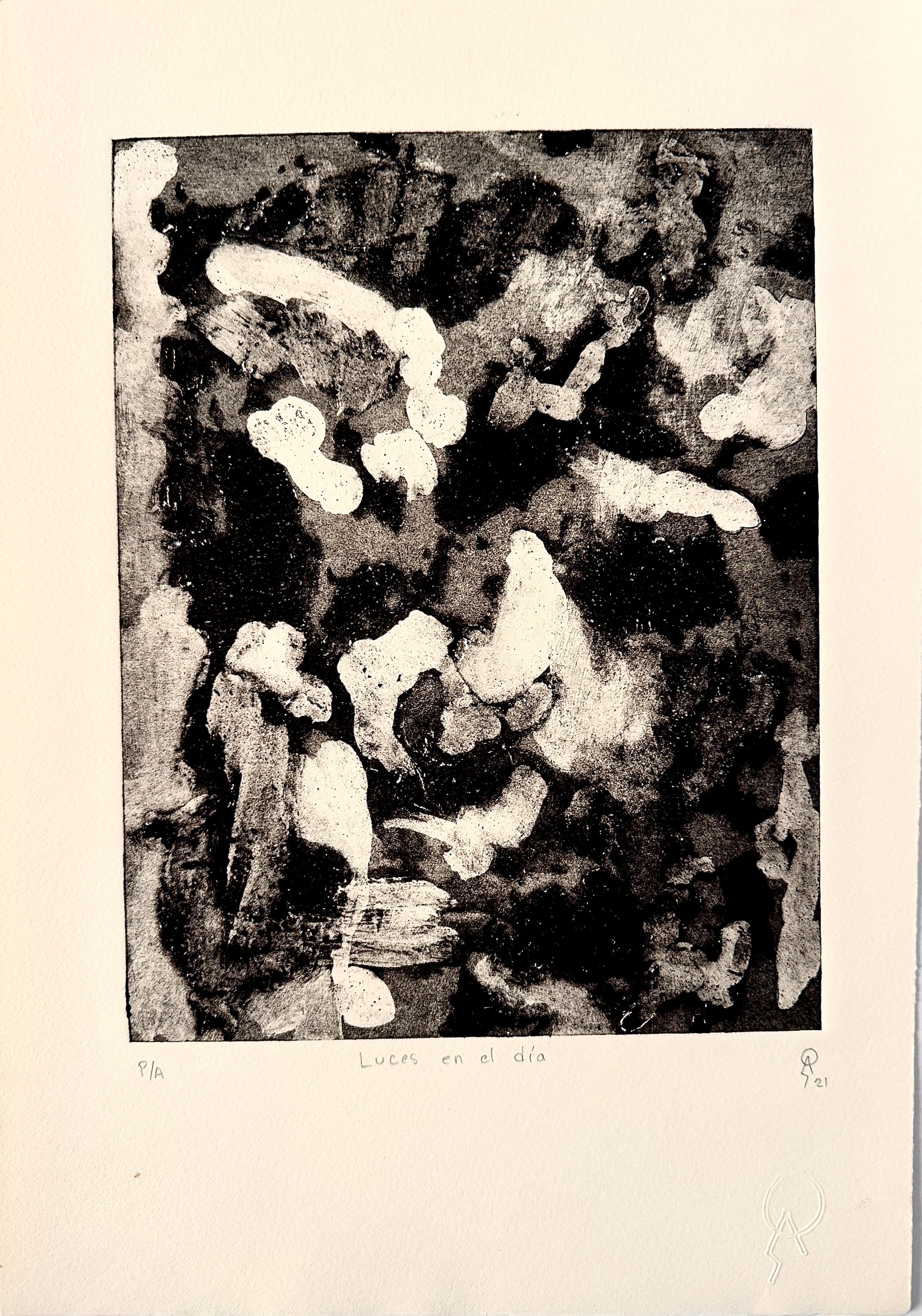 Luces en el día by Patricia Arriola, Técnicas aditivas / papel de algodón Guarro Super Alfa. P/A, 2021