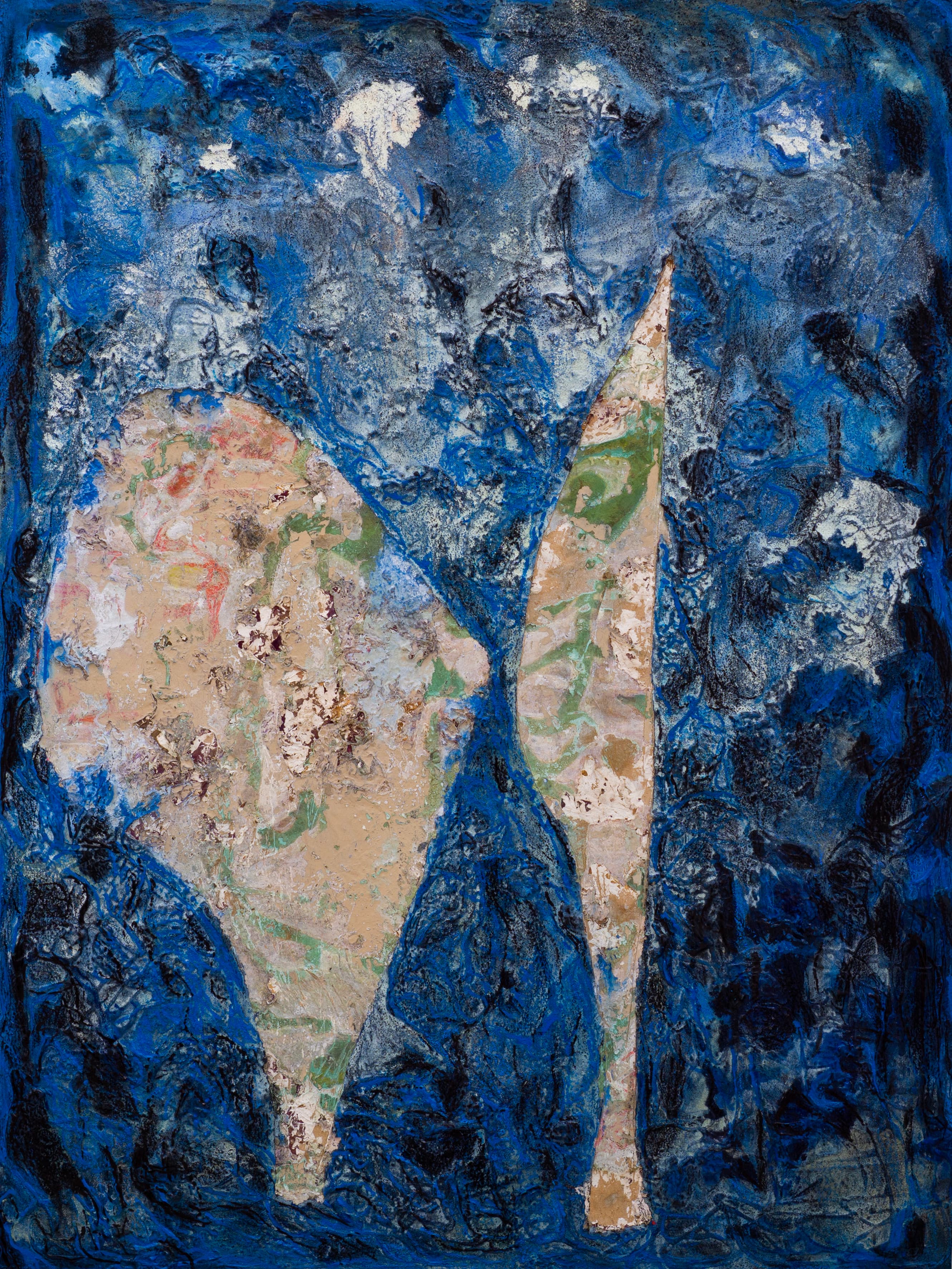 Los encuentros by Patricia Arriola, Mixta / madera, 2023