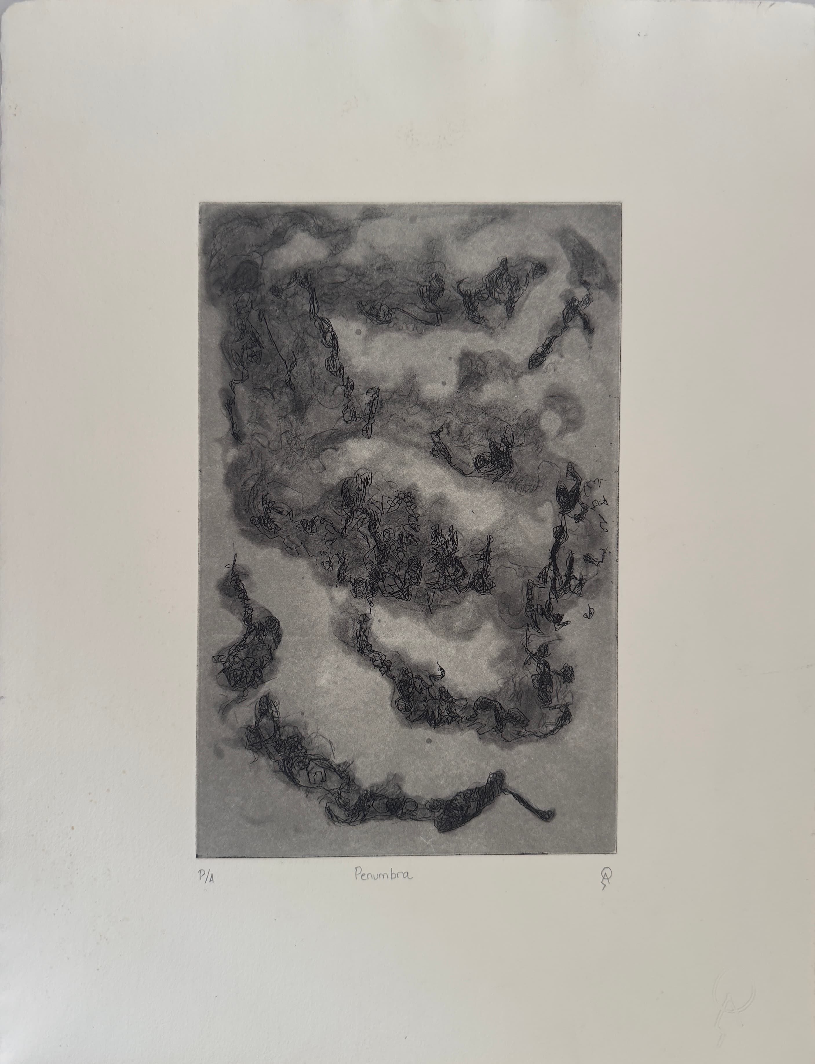 A la vuelta by Patricia Arriola, Aguafuerte, aguatinta / papel de algodón Guarro Super Alfa, 2021