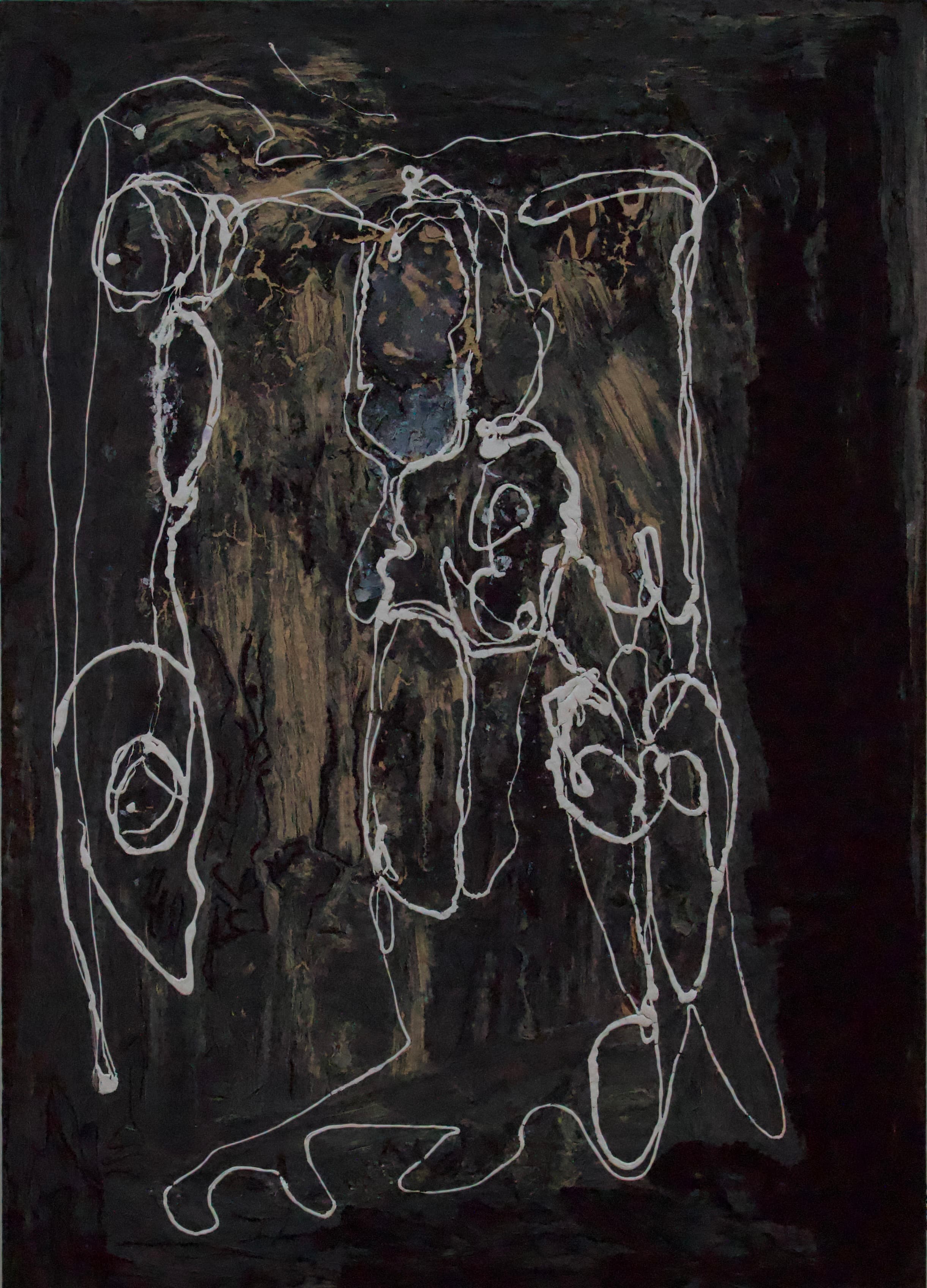 Conversar by Patricia Arriola, Mixta / madera, 2024