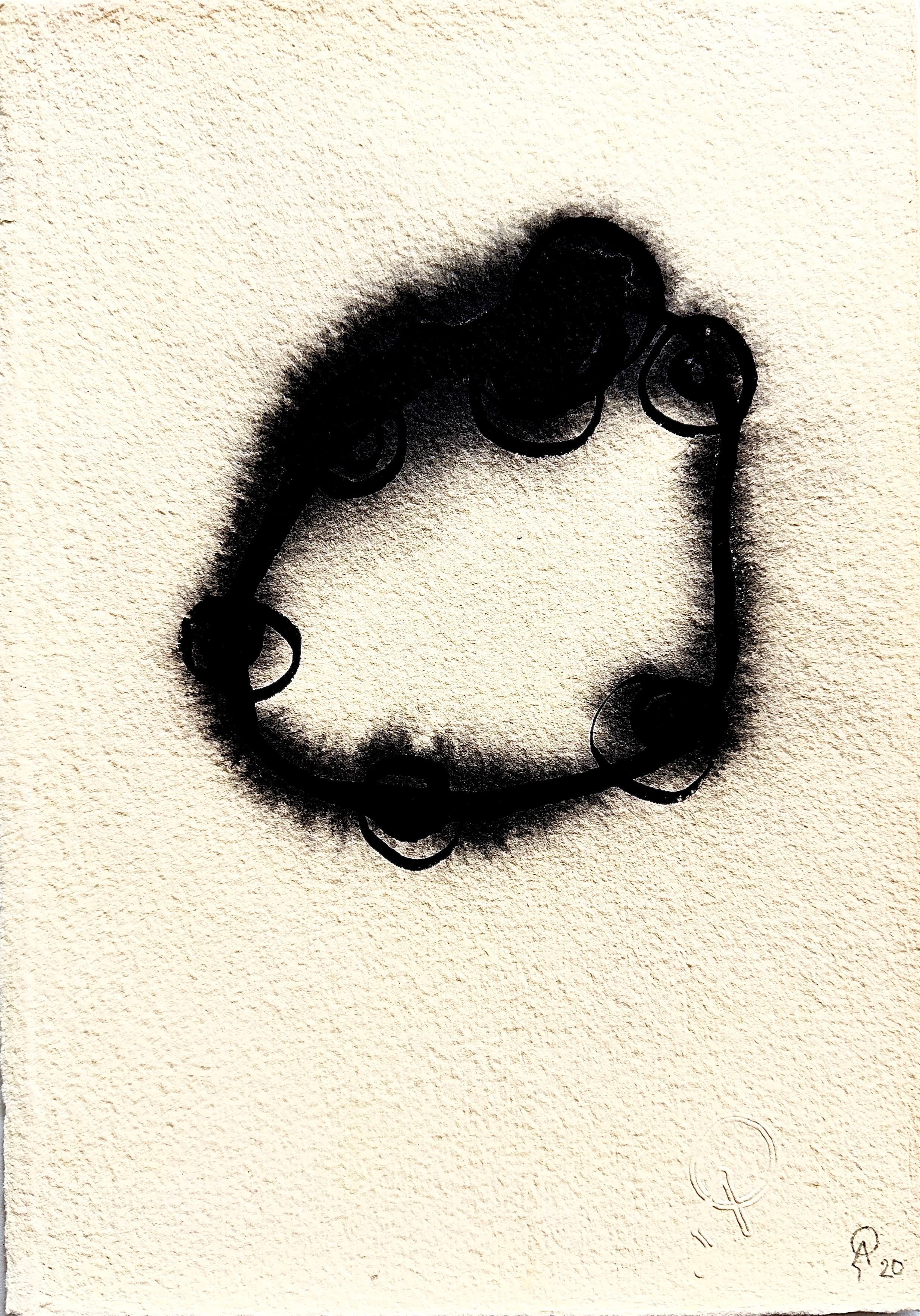 S/T II by Patricia Arriola, Tinta china / papel de algodón La Ceiba Gráfica, 2020